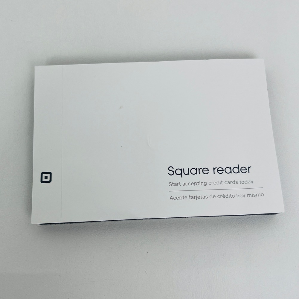 Square Magstripe Reader Credit Card Swiper White A-PKG-0223-02 Like New